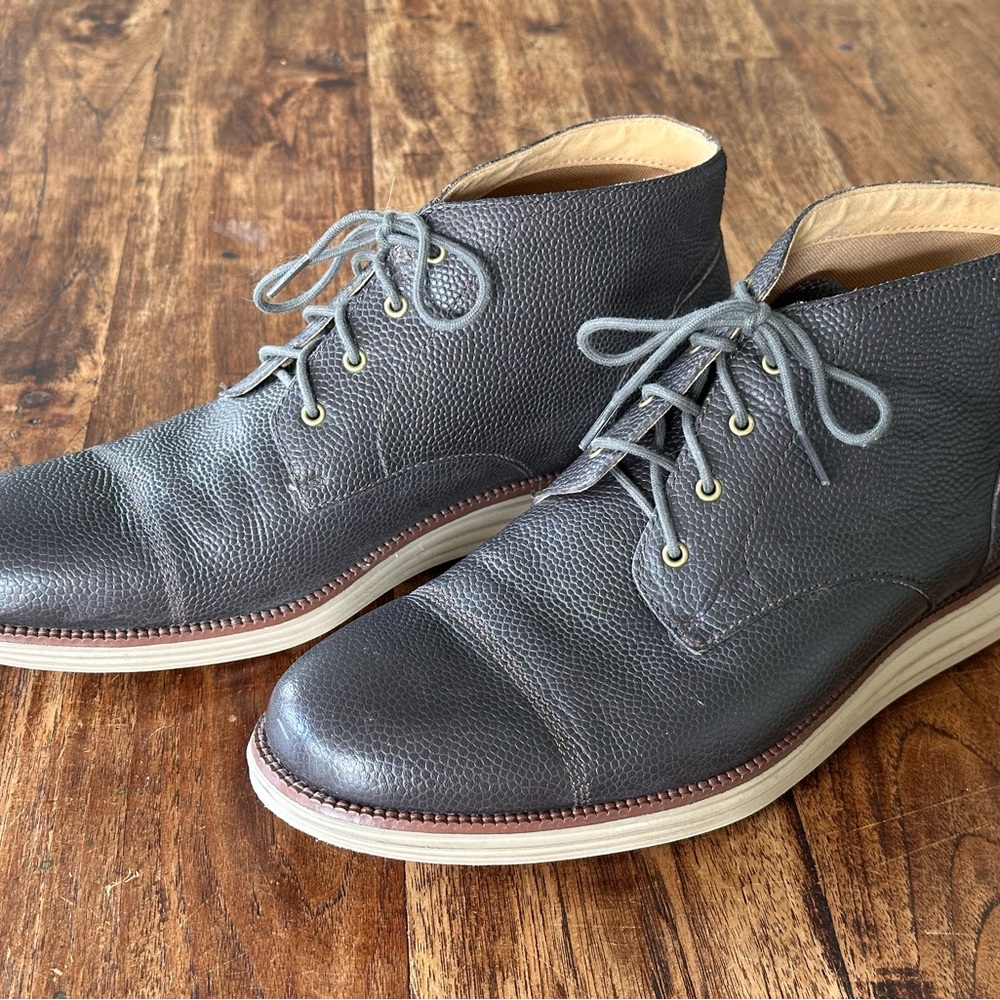 Cole Haan Dark Gray Chukka Boots